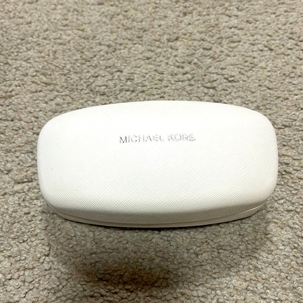 Michael Kors sunglasses case white like new